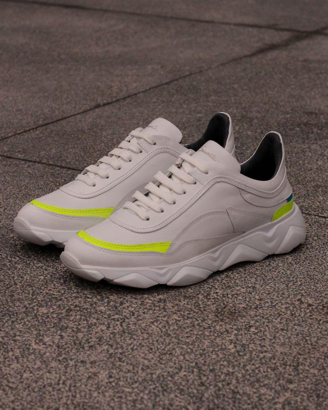 Tenis sneaker masculino detroit couro branco e neon savelli - Calçados  Masculinos - Magazine Luiza