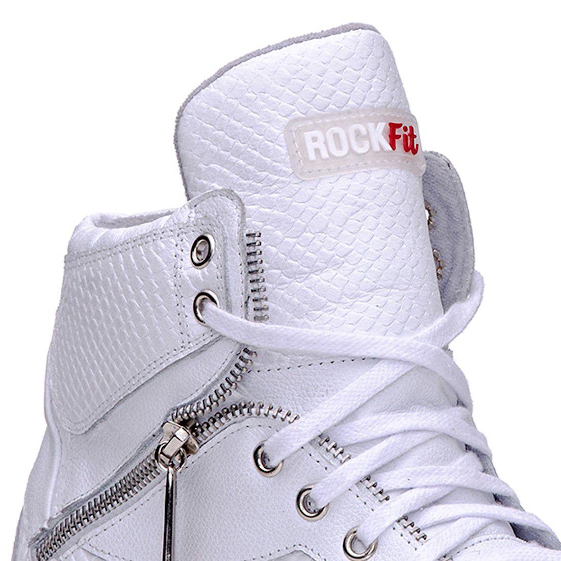 tênis sneaker rock fit couro nobuck