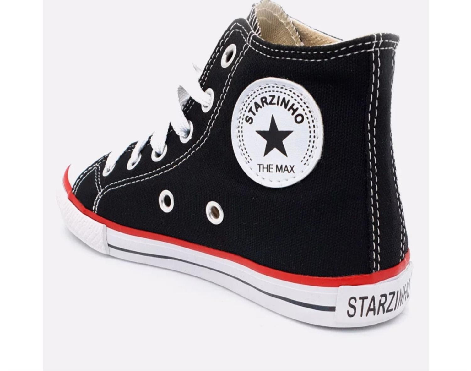 Tênis Infantil Starzinho Botinha Cano Alto Com Zíper no Shoptime