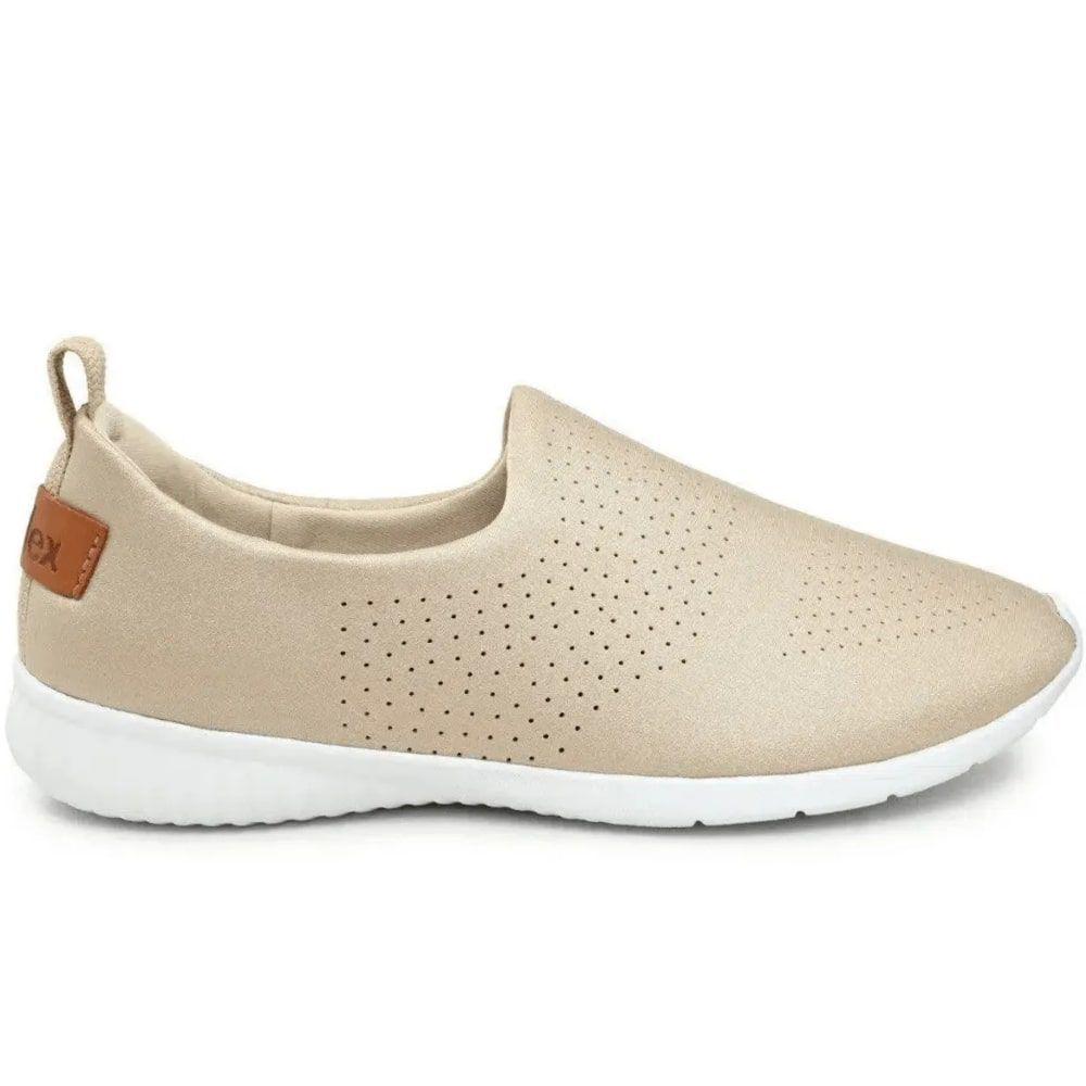 Tênis UsaFlex Conforto Extra em Neoprene Dourado - Calçados Femininos -  Magazine Luiza