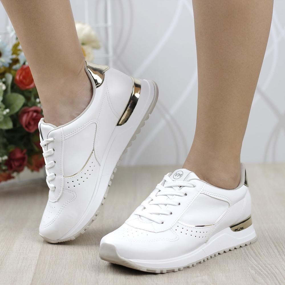 Tenis Via Marte Branco/Dourado Feminino 20-11923 - Calçados Femininos -  Magazine Luiza