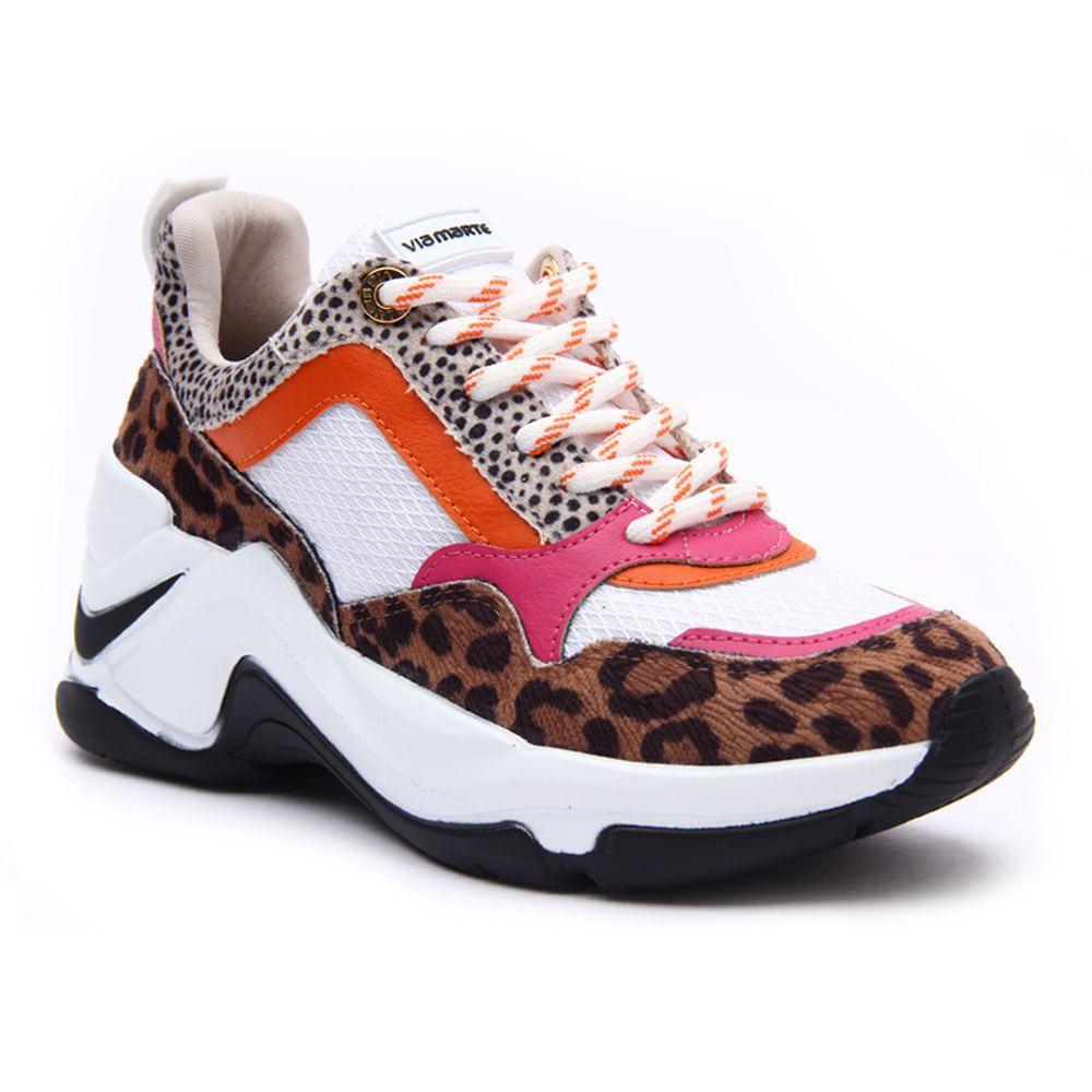 Tenis via marte chunky animal print estampado - Calçados Femininos -  Magazine Luiza