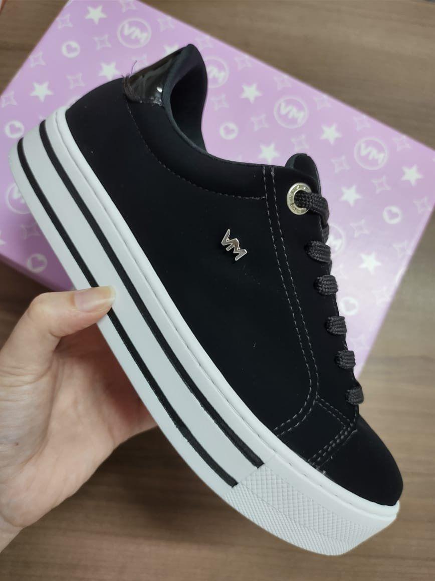 Tênis Via Marte Flatform Feminino 21-3101 Preto - Calçados Femininos -  Magazine Luiza