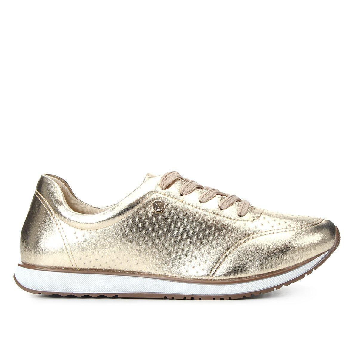 tênis jogging via uno verniz laser cut feminino