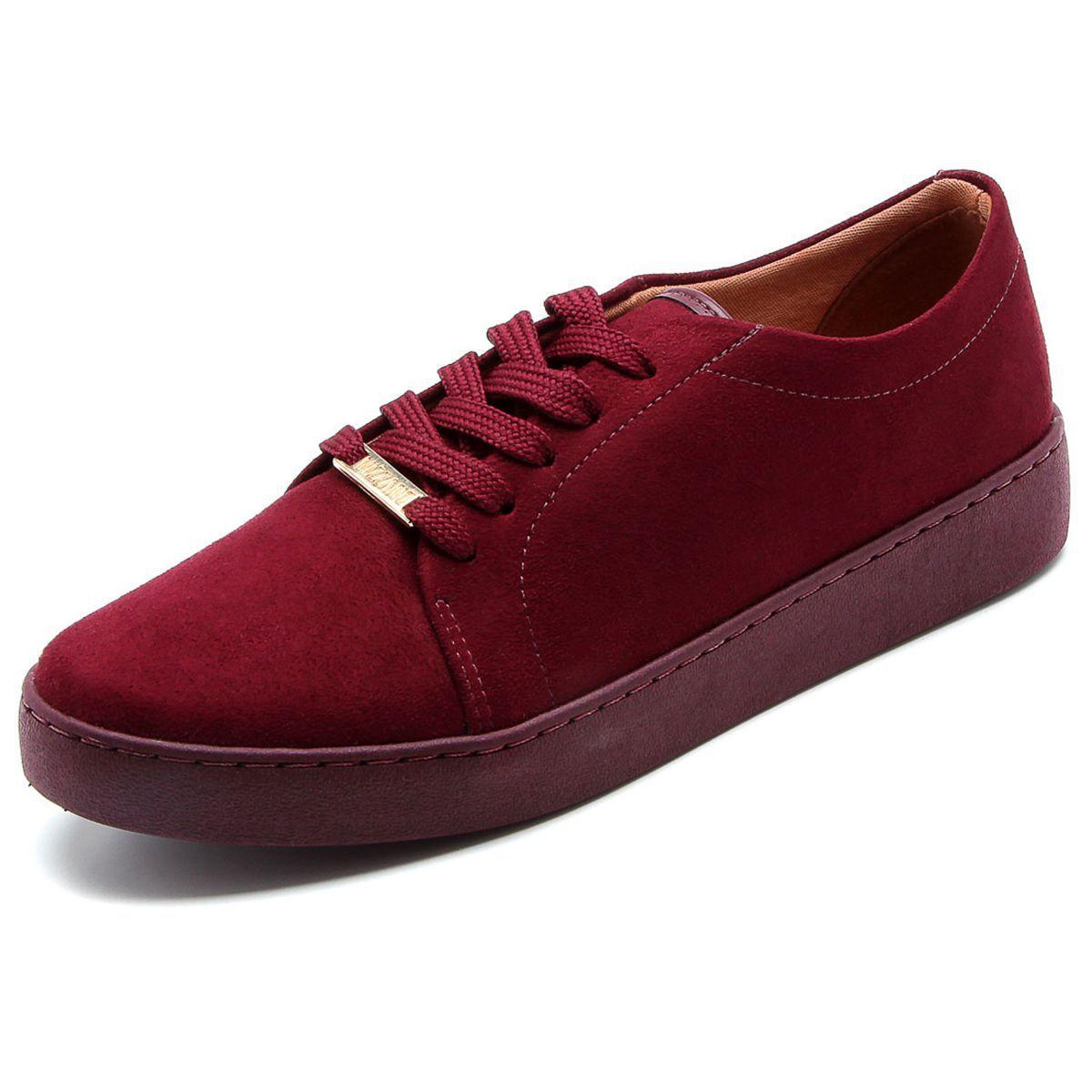 tenis vizzano vinho camurça