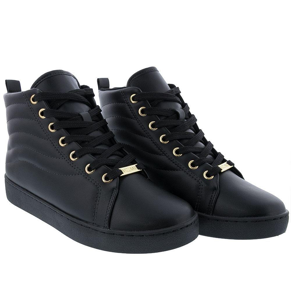 tenis vizzano preto alto