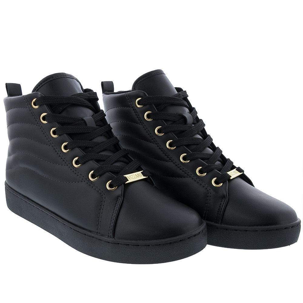 tenis cano alto vizzano preto