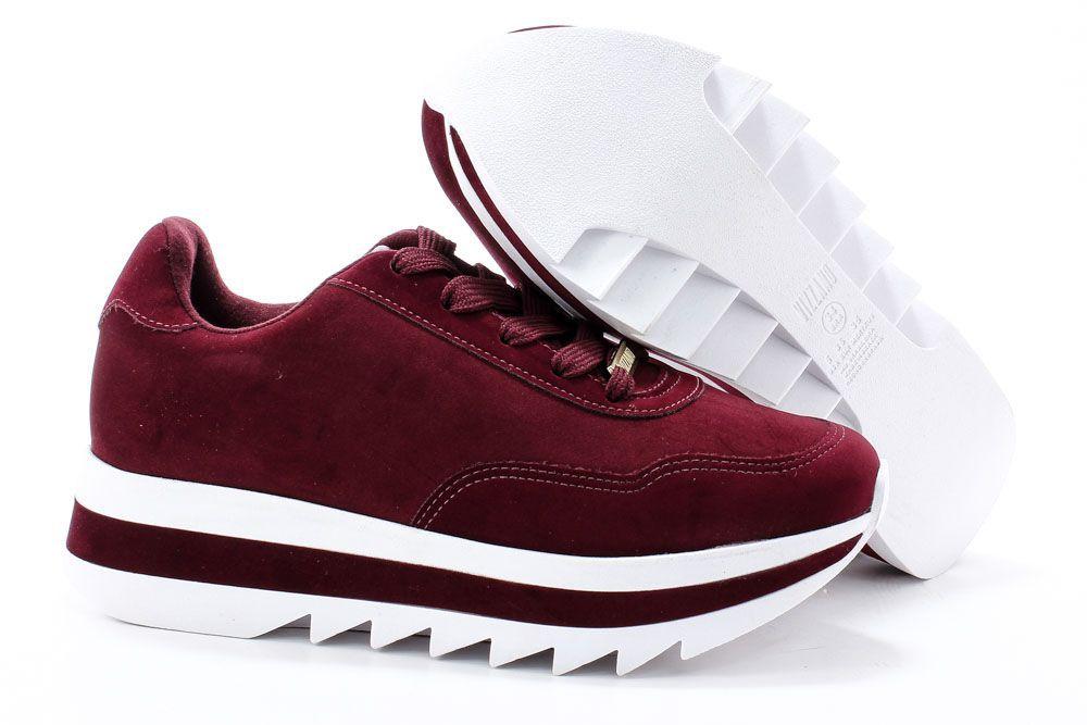 tênis vizzano flatform jogging tratorado feminino