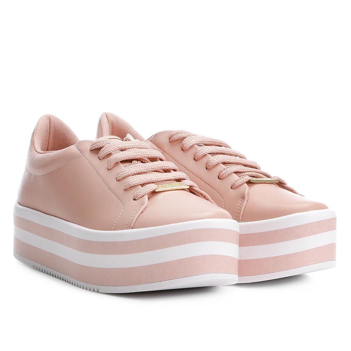 tenis vizzano flatform listrado