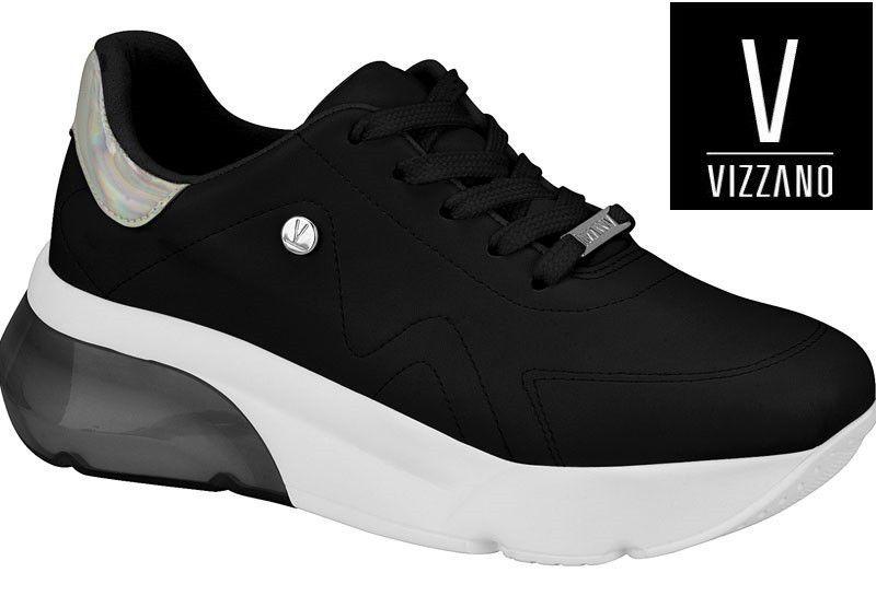 tênis feminino chunky sneaker animal print vizzano