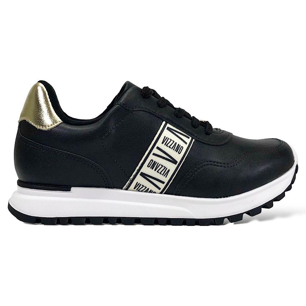 Tênis Feminino Tenis Vizzano Jogging Shoe Tenis Vizzano Preto
