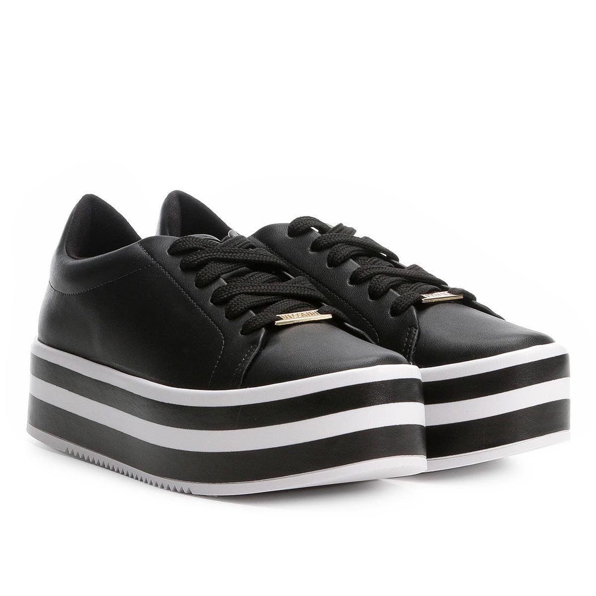 Tênis Plataforma Tenis Sneaker Feminino Vizzano Flatform Vizzano