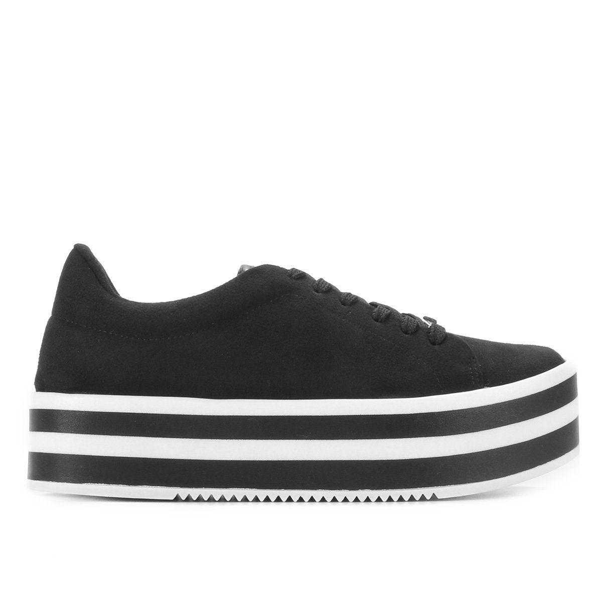 Feminino Vizzano Sandalia Flatform Vizzano Listras Sandalia