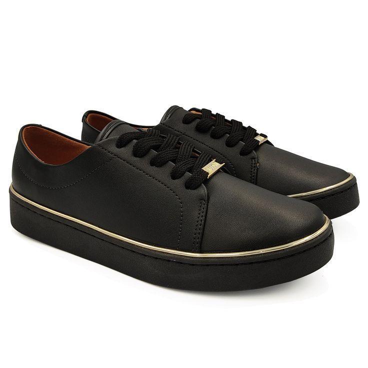 Vizzano Preto Tenis Vizzano Branco Dourado Tênis Vizzano Preto