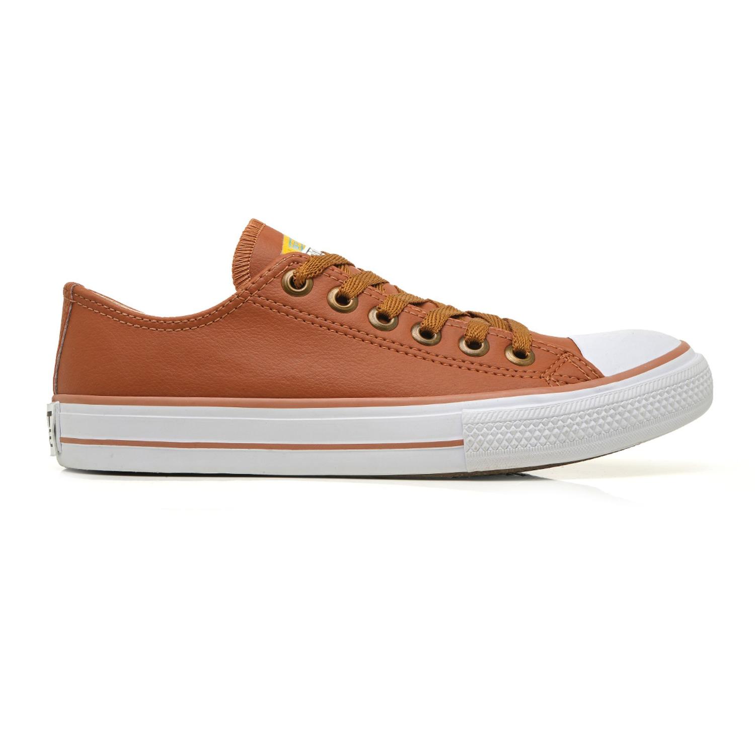 Caramelo Tenis Couro Feminino All Star ALL STAR COURO CARAMELO
