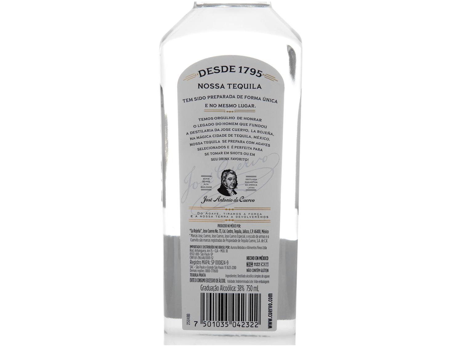 Tequila Jose Cuervo Prata Especial 750ml