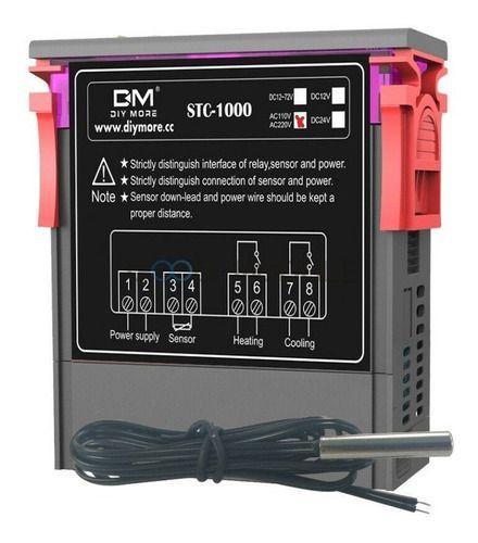 Imagem de Termostato Digital Stc 1000 Controlador De Temperatura 110 e 220 V
