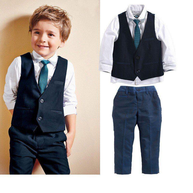 Roupa Para Casamento Juvenil Menino Suspensório Roupa Infantil