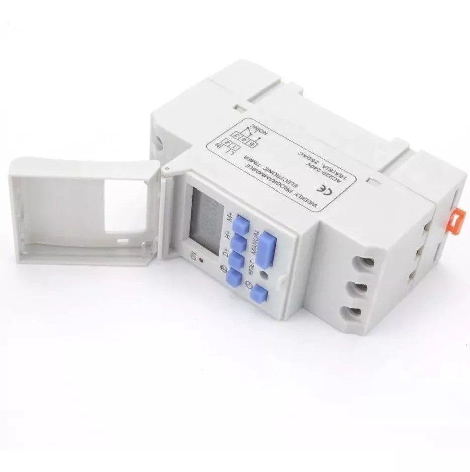 Timer Temporizador Digital Para Trilho Din Bivolt Elcon Plugs e