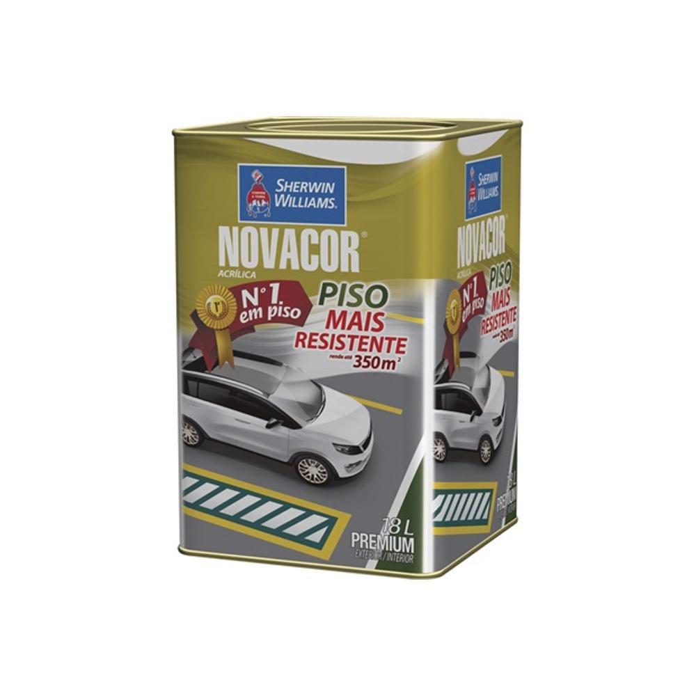 Tinta Acrílica Novacor Piso Mais Resistente Premium Concreto 18 Litros