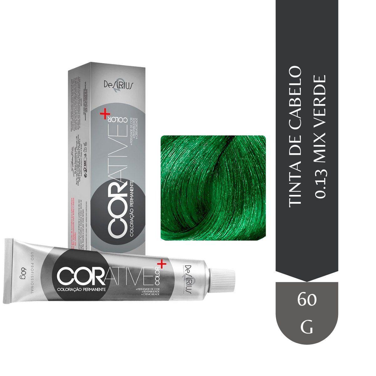 Tinta de Cabelo Corative Color 0.13 Corretor Mix Verde De Sírius