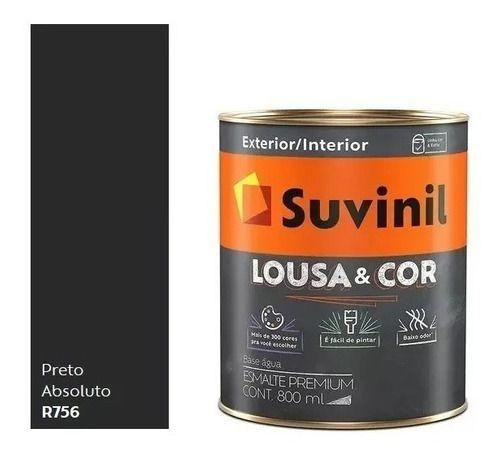 Imagem de Tinta Suvinil Lousa & Cor Preto Absoluto (r756) 800ml