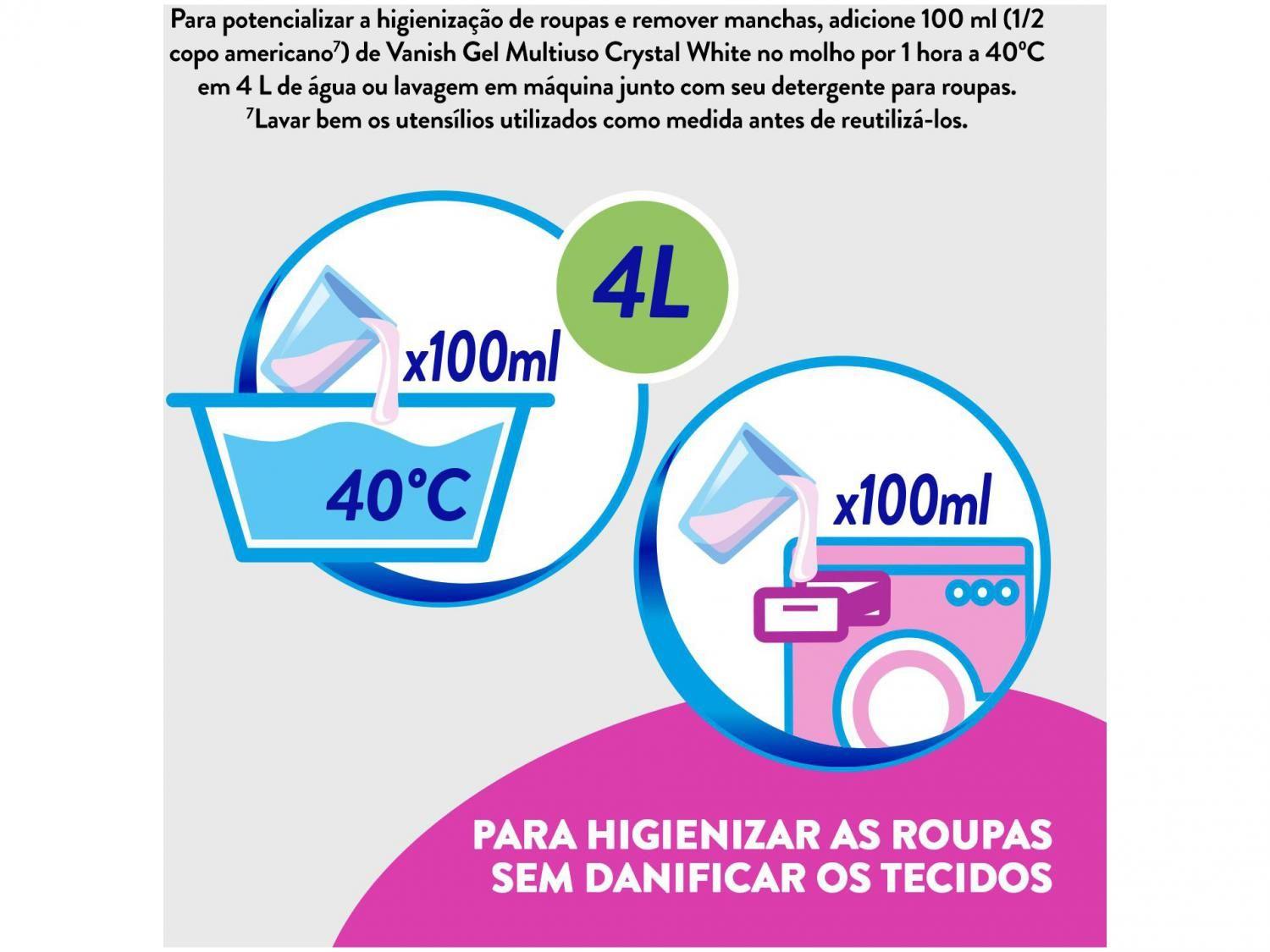 Tira Manchas Vanish Líquido Crystal White