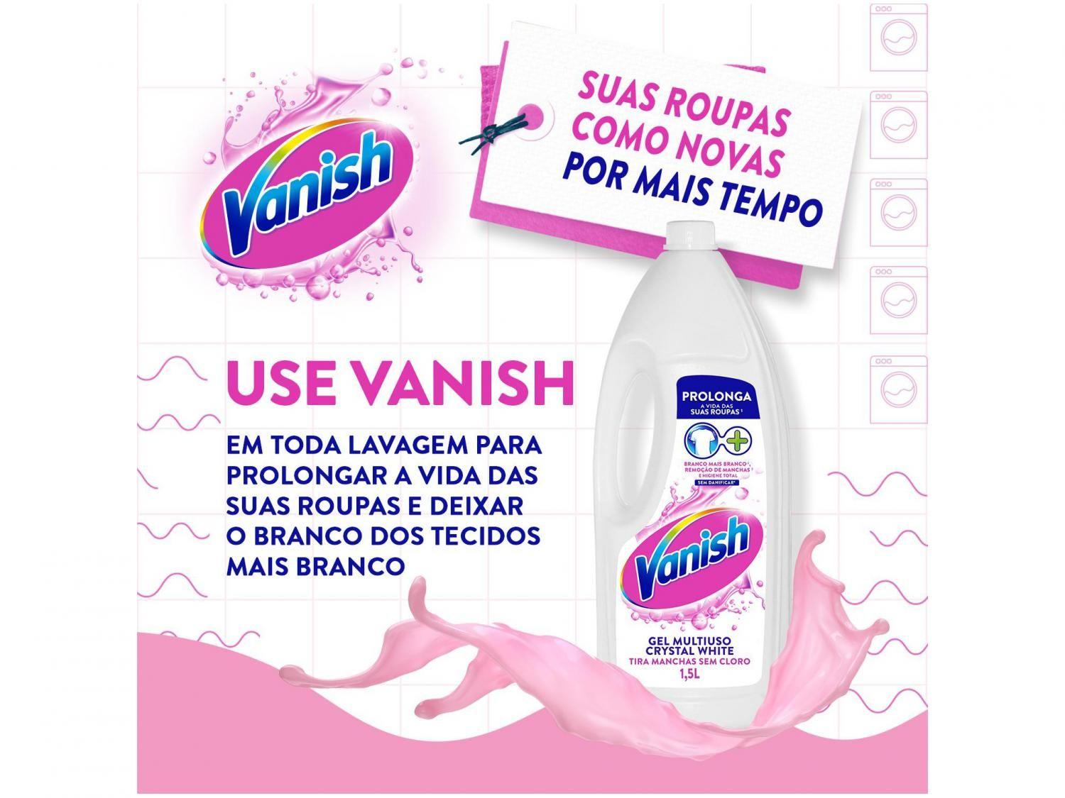 Tira Manchas Vanish Líquido Crystal White