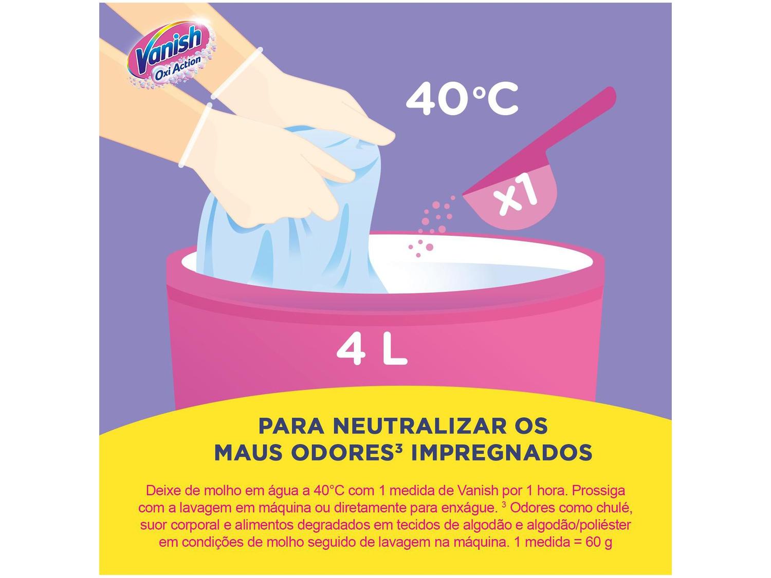 Tira Manchas Vanish Multi Power Oxi Action em Pó