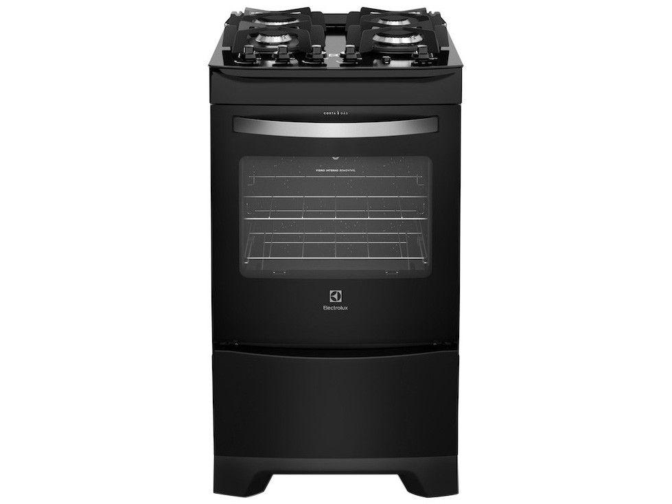 Fogão 4 Bocas Electrolux Preto - Acendimento Automático 52LPV