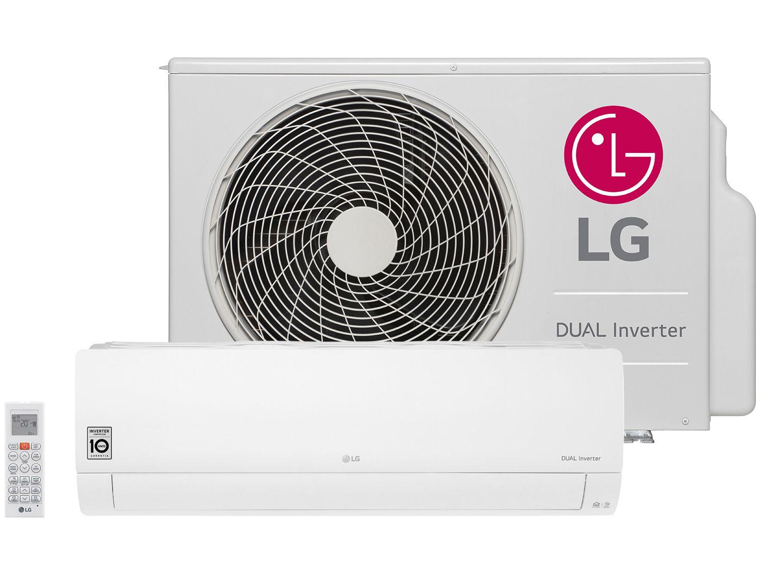 Ar-condicionado Split LG 18.000 BTUs Frio - Dual Inverter Voice S4-Q18KL31A