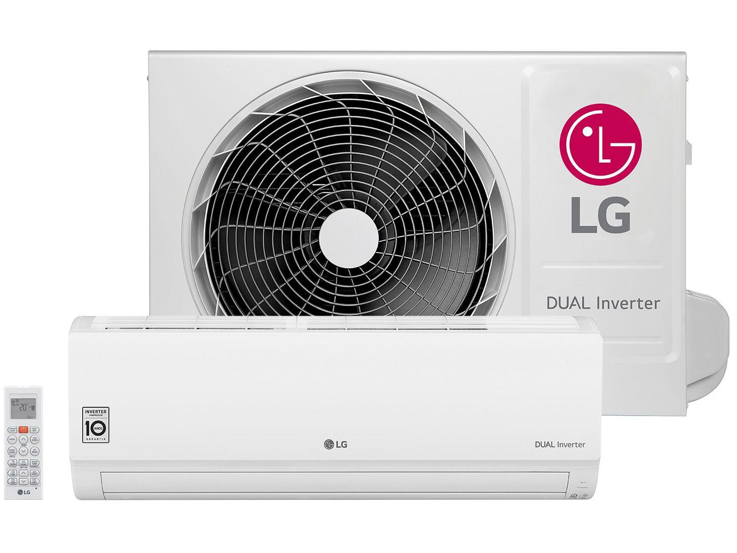Ar-condicionado Split LG 9.000 BTUs Quente/Frio - Dual Inverter Voice S4-W09WA51A