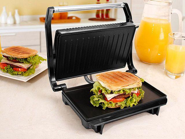 Grill Britânia Press Retangular 850W - Antiaderente
