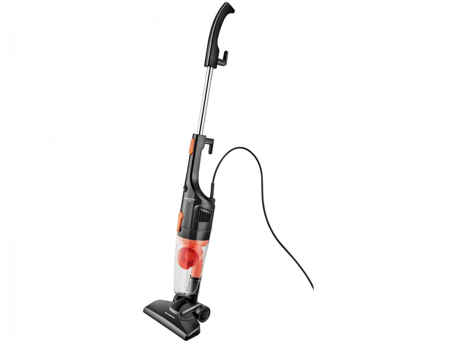 Aspirador de Pó Portátil e Vertical Mondial 1100W - Turbo Cycle AP-35 Preto e Laranja