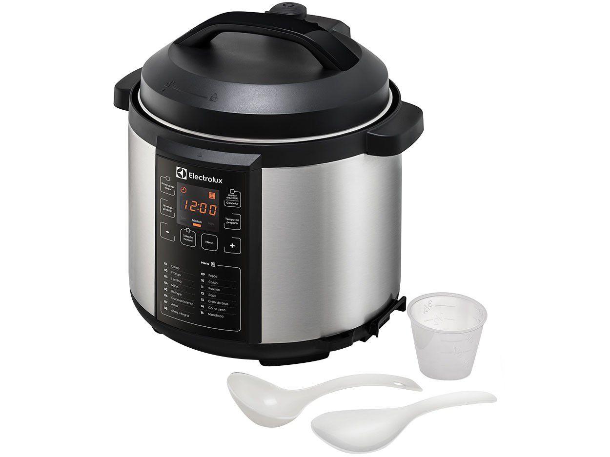 Panela de Pressão Elétrica Electrolux Digital - PCC20 1000W 6L Controle de Temperatura
