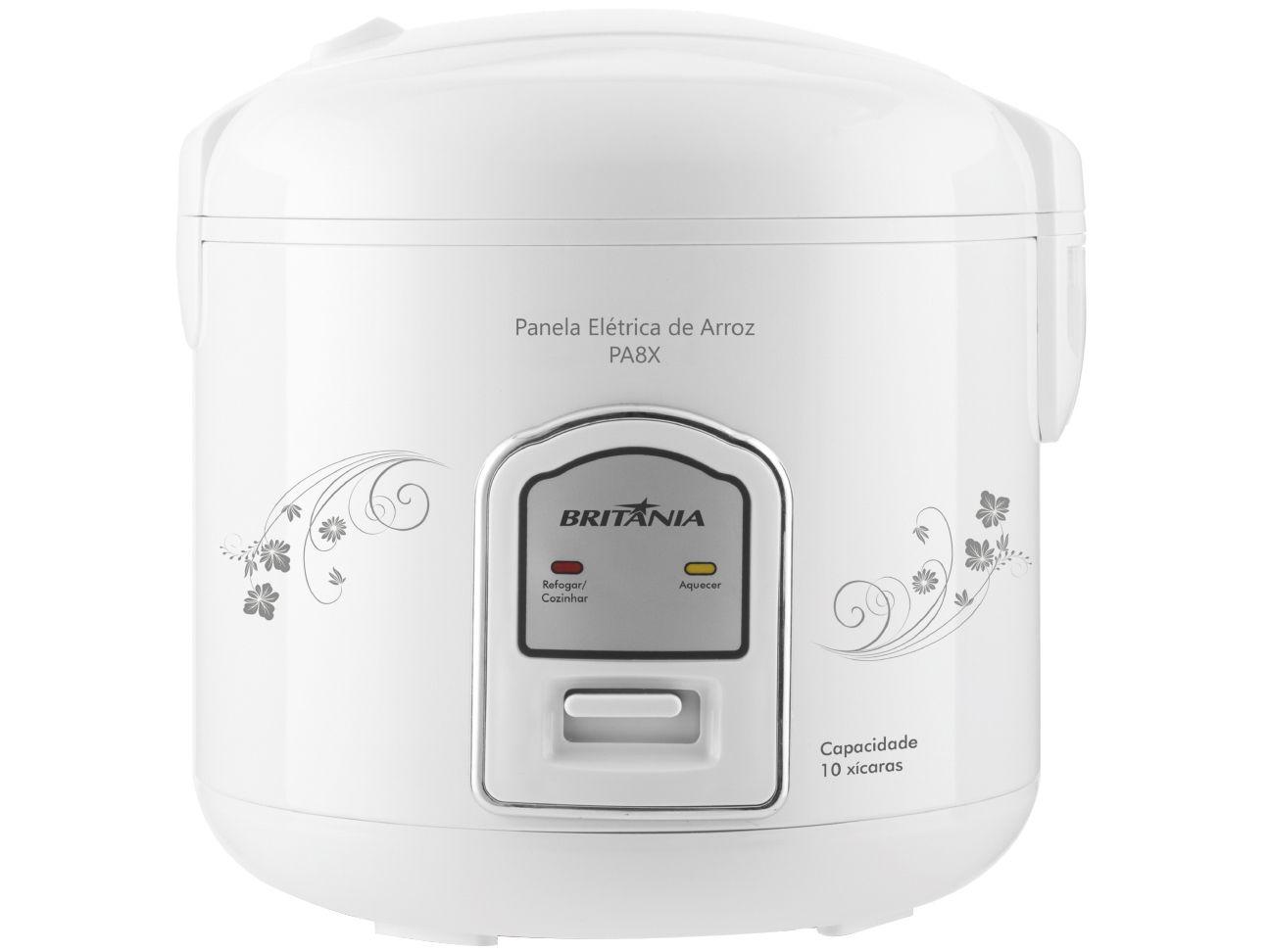 Panela Elétrica de Arroz Britânia PA8X 650W - 10 Xícaras