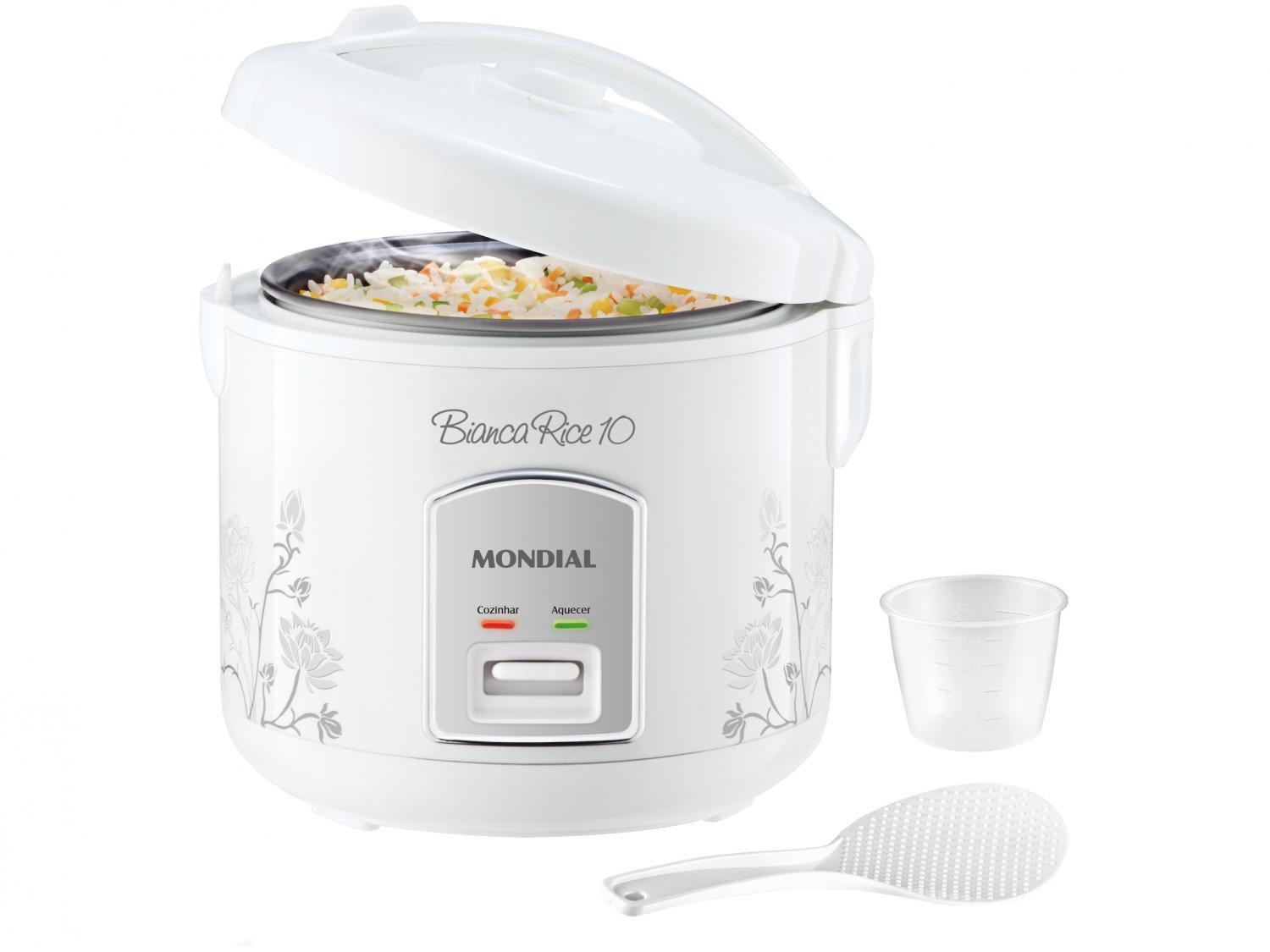 Panela Elétrica de Arroz Mondial Bianca Rice 10 - PE-10 700W 10 Xícaras