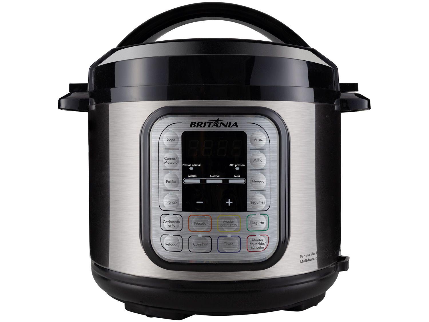 Panela de Pressão Elétrica Digital Britânia - BPP02PI 9000W 5L Timer