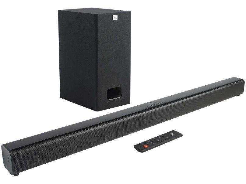 Soundbar JBL com Subwoofer Bluetooth 55W - 2.1 Canais SB130