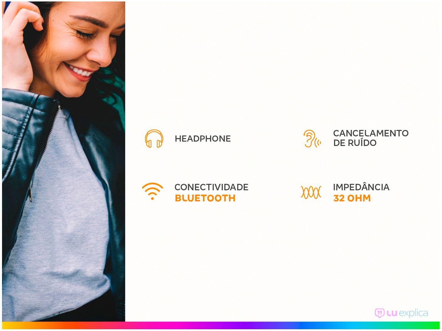 Headphone Bluetooth JBL JBLCLUB950NCBLK Preto