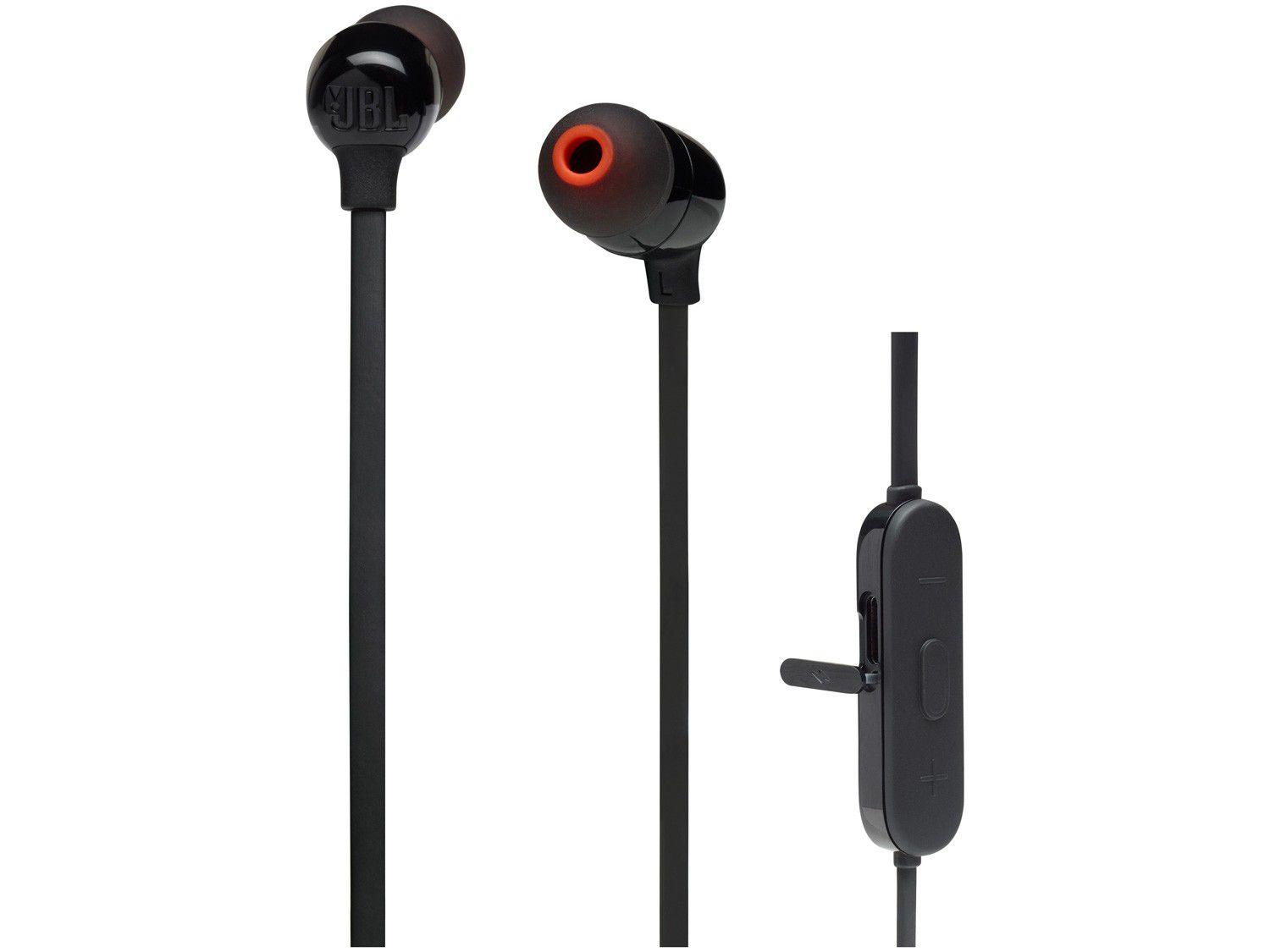 Fone de Ouvido Bluetooth JBL Tune 125 Intra-auricular com Microfone Preto