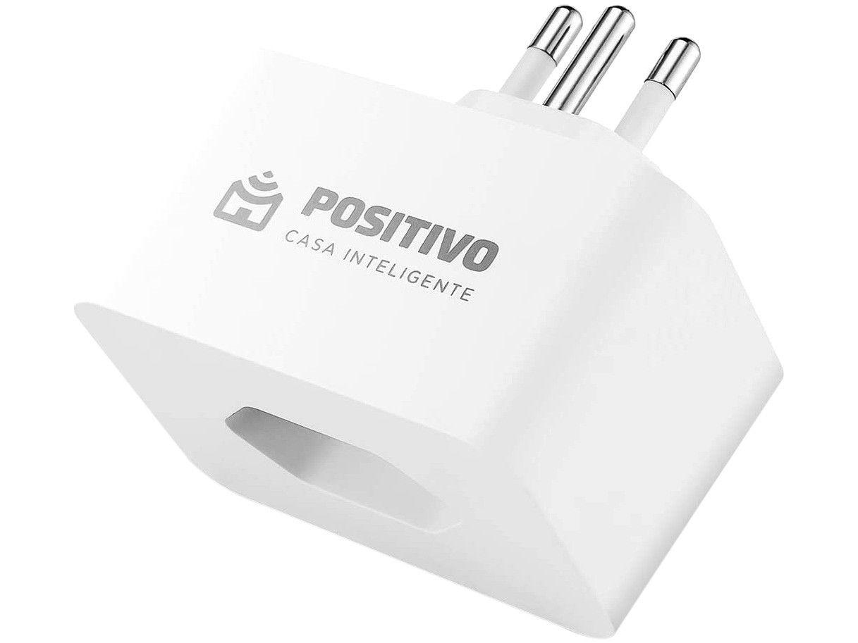 Adaptador de Tomada Inteligente 1 Saída 16A Wi-Fi - Positivo Smarthome Smart Plug Max