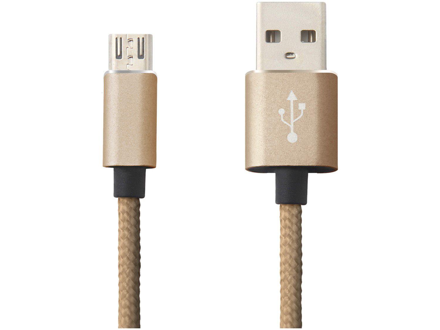 Cabo Micro USB 1,2m Easy Mobile - CBMICRO1MDD
