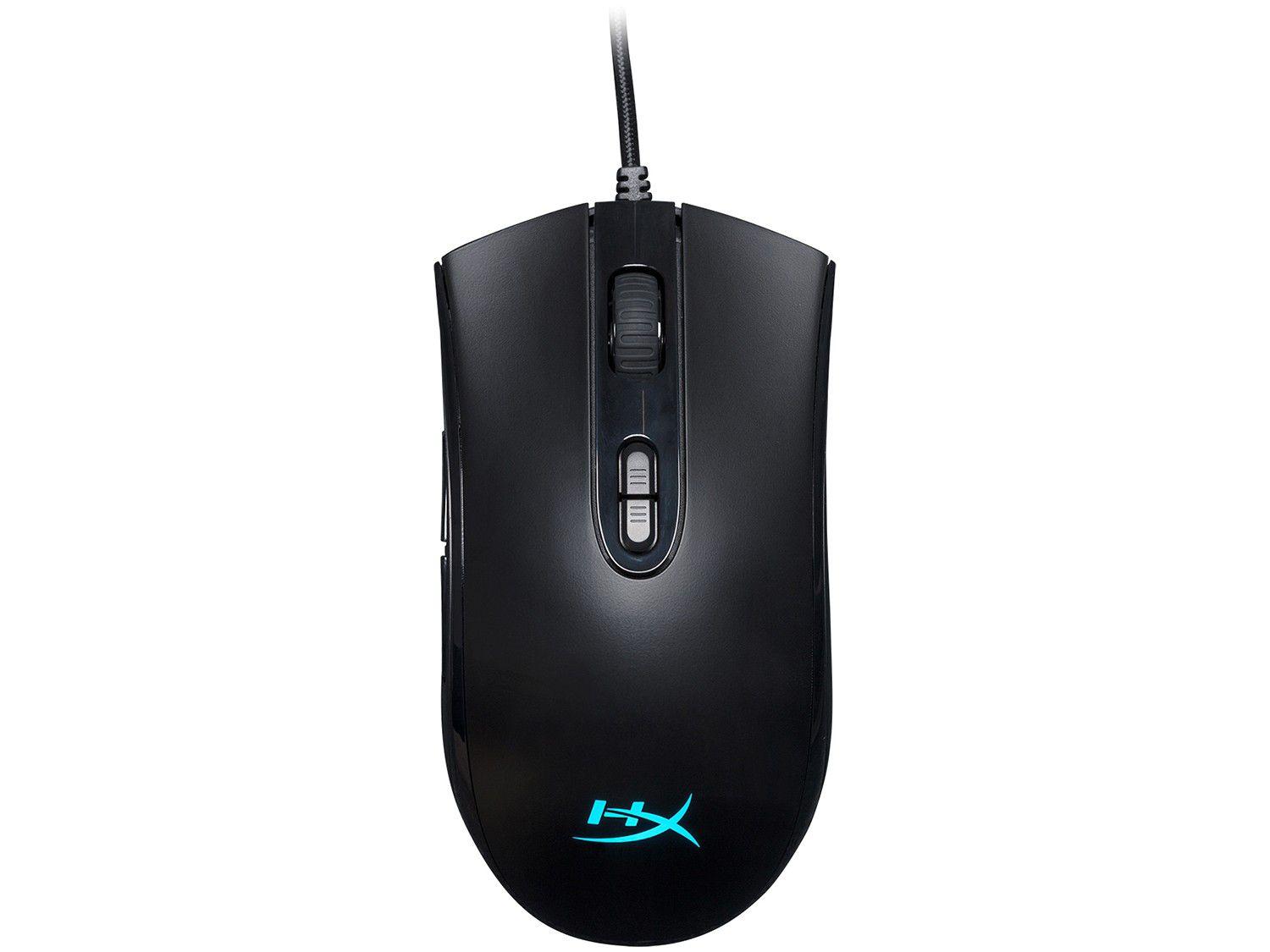 Mouse Gamer HyperX Óptico 6200DPI 7 Botões - Pulsefire Core
