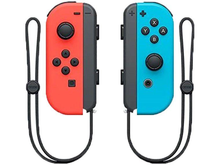 Controle para Nintendo Switch sem Fio Joy-Con - Vermelho e Azul