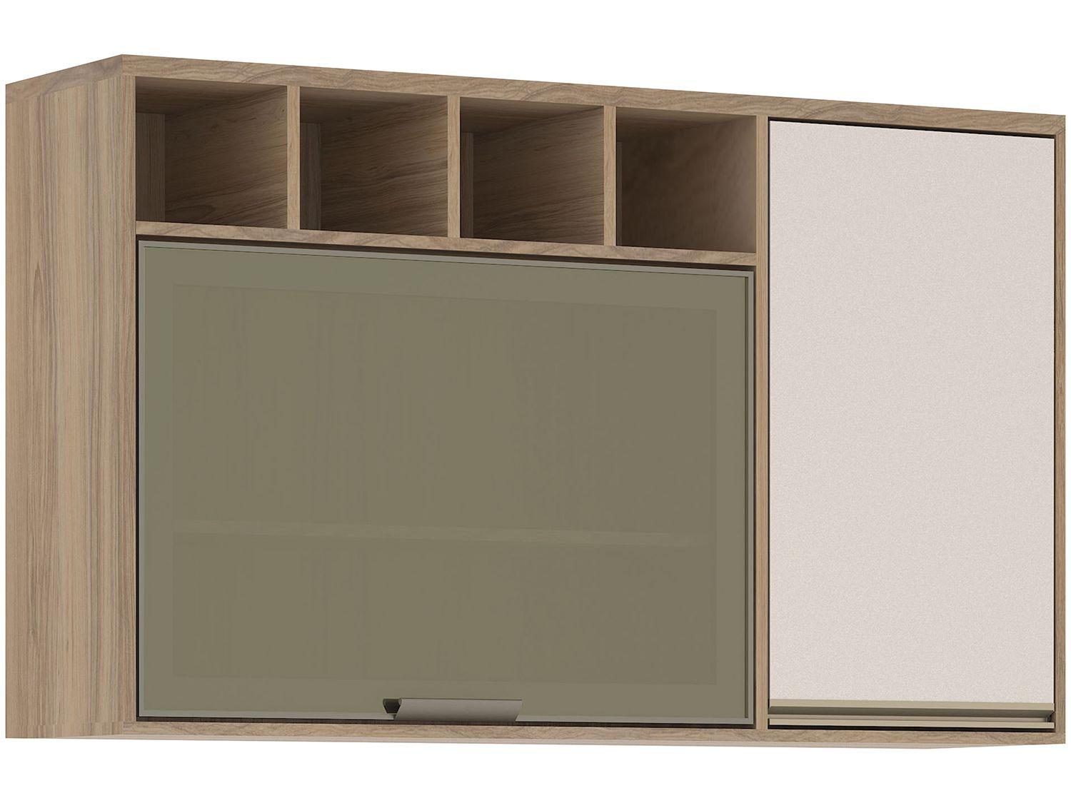 Armário de Cozinha Aéreo Luciane Parma Ino - 2 Portas 120x73cm