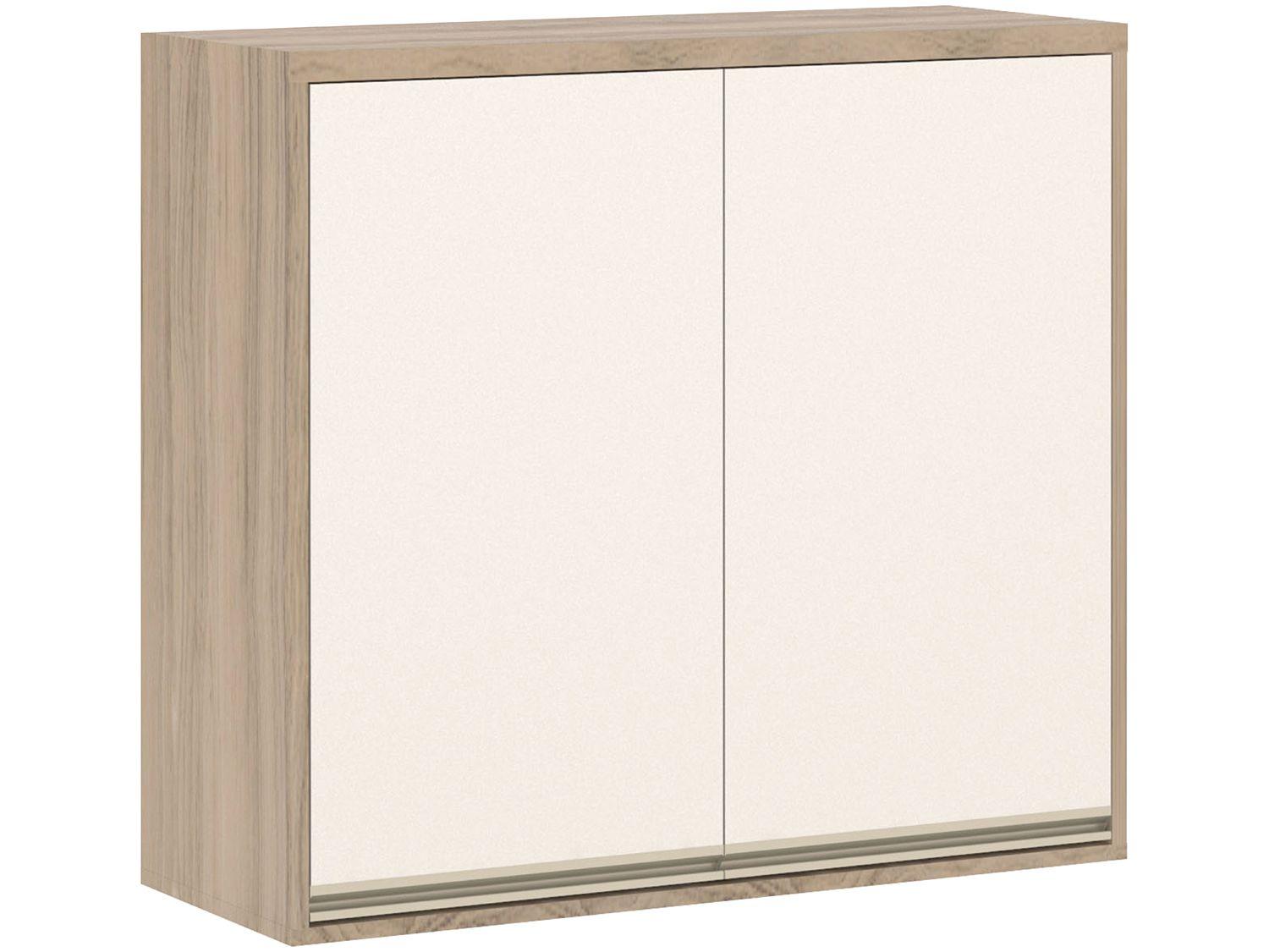 Armário de Cozinha Aéreo Luciane Parma Mel - 2 Portas 80x73cm
