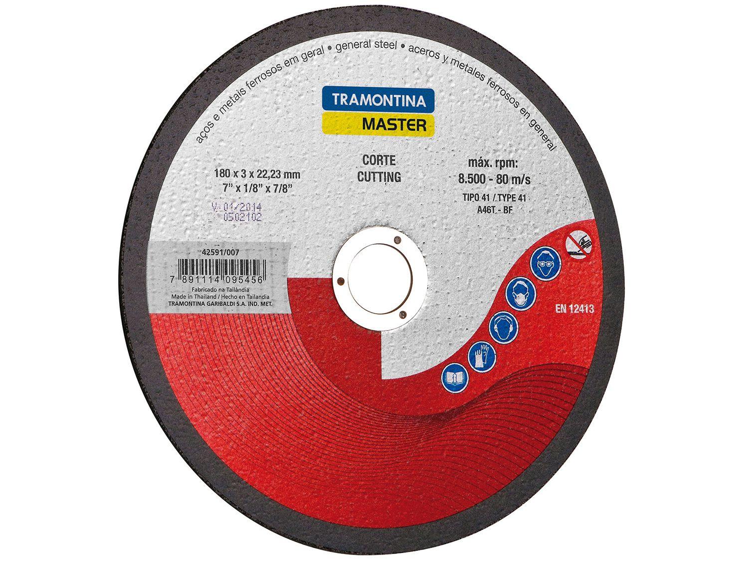 Disco de Corte Ideal para Aço 7" Tramontina - 42591007