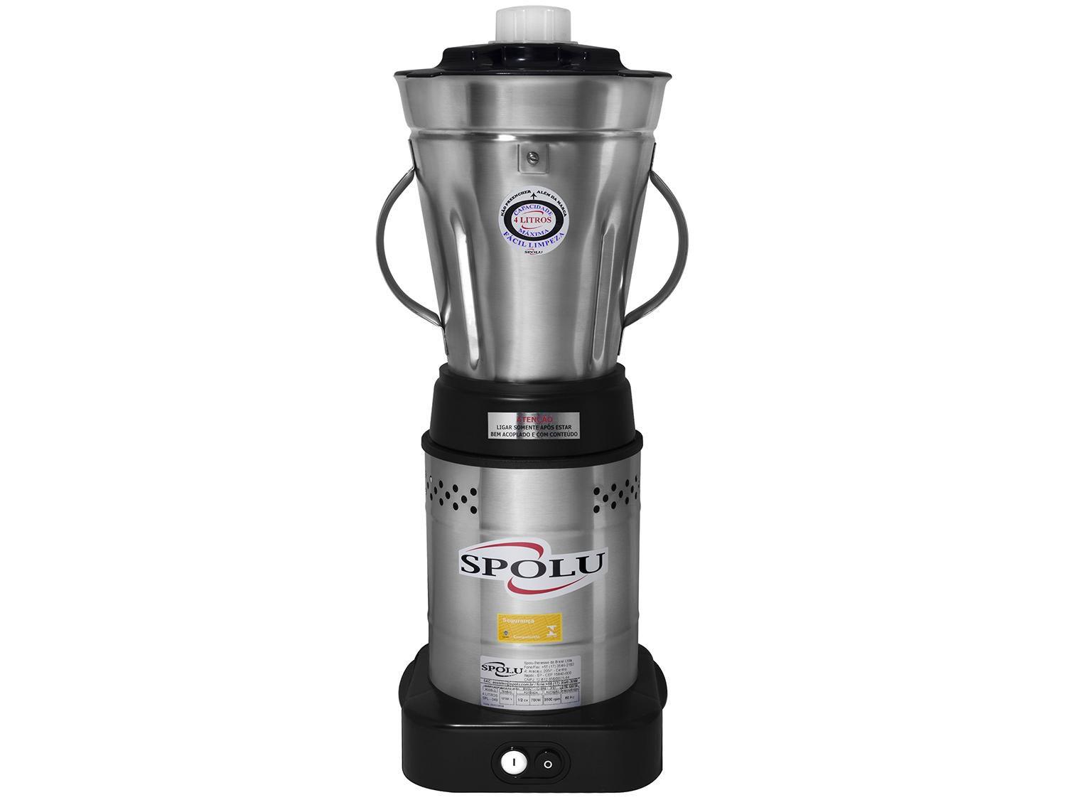 Liquidificador Industrial 4L Inox Spolu - SPL-049 700W