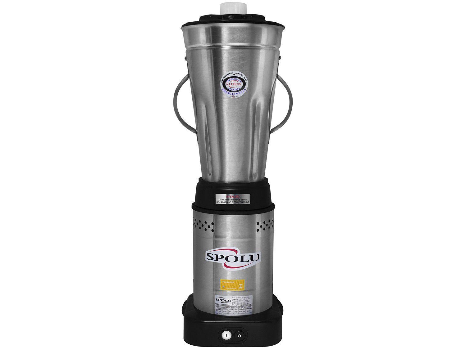 Liquidificador Industrial 6L Inox Spolu - SPL-050 1000W